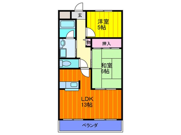 ソレア－ﾄﾞ東鴻池の物件間取画像